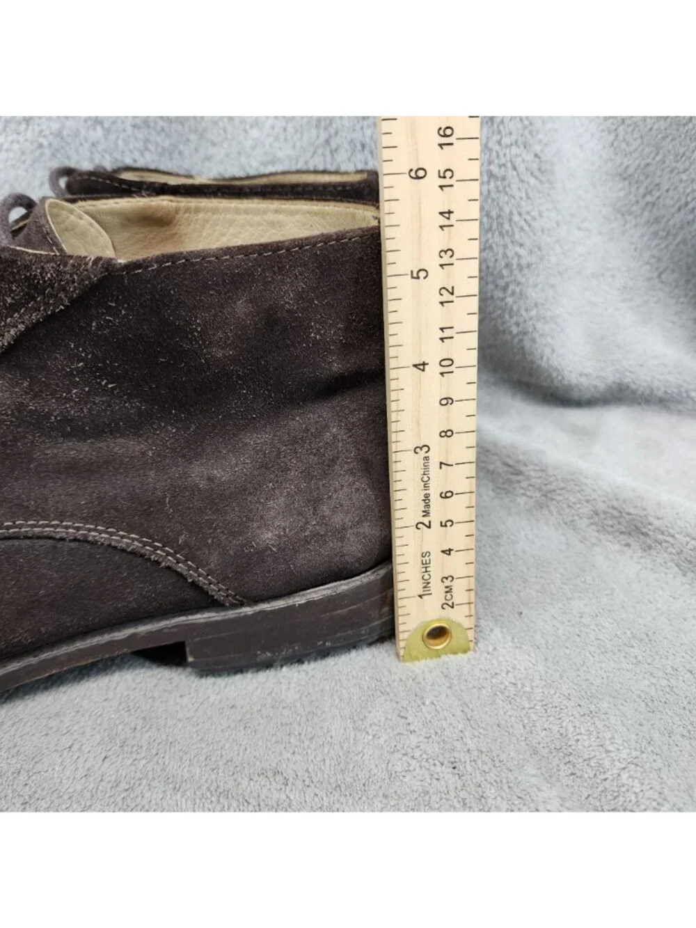 Martin Dingman Shoes Mens Size 11.5 Brown Suede Lace Up Chukka Boots *Read*